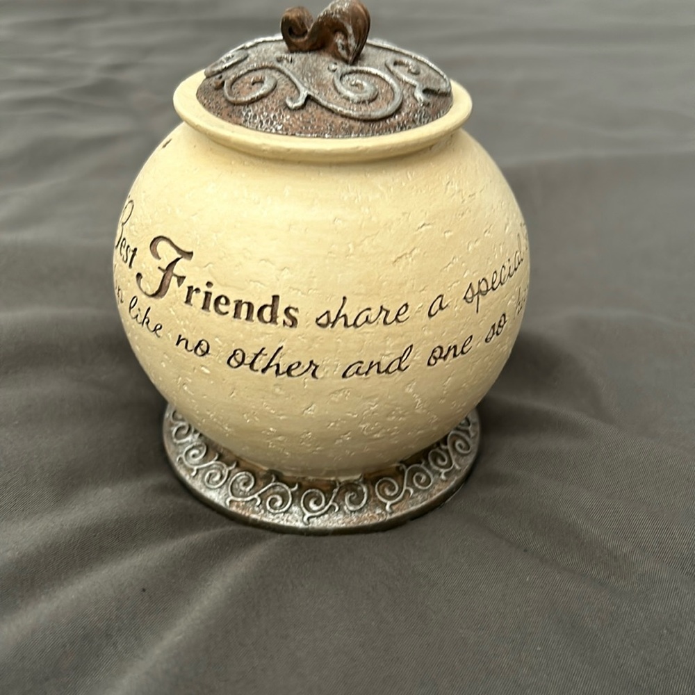 Best friends Candle holder jar